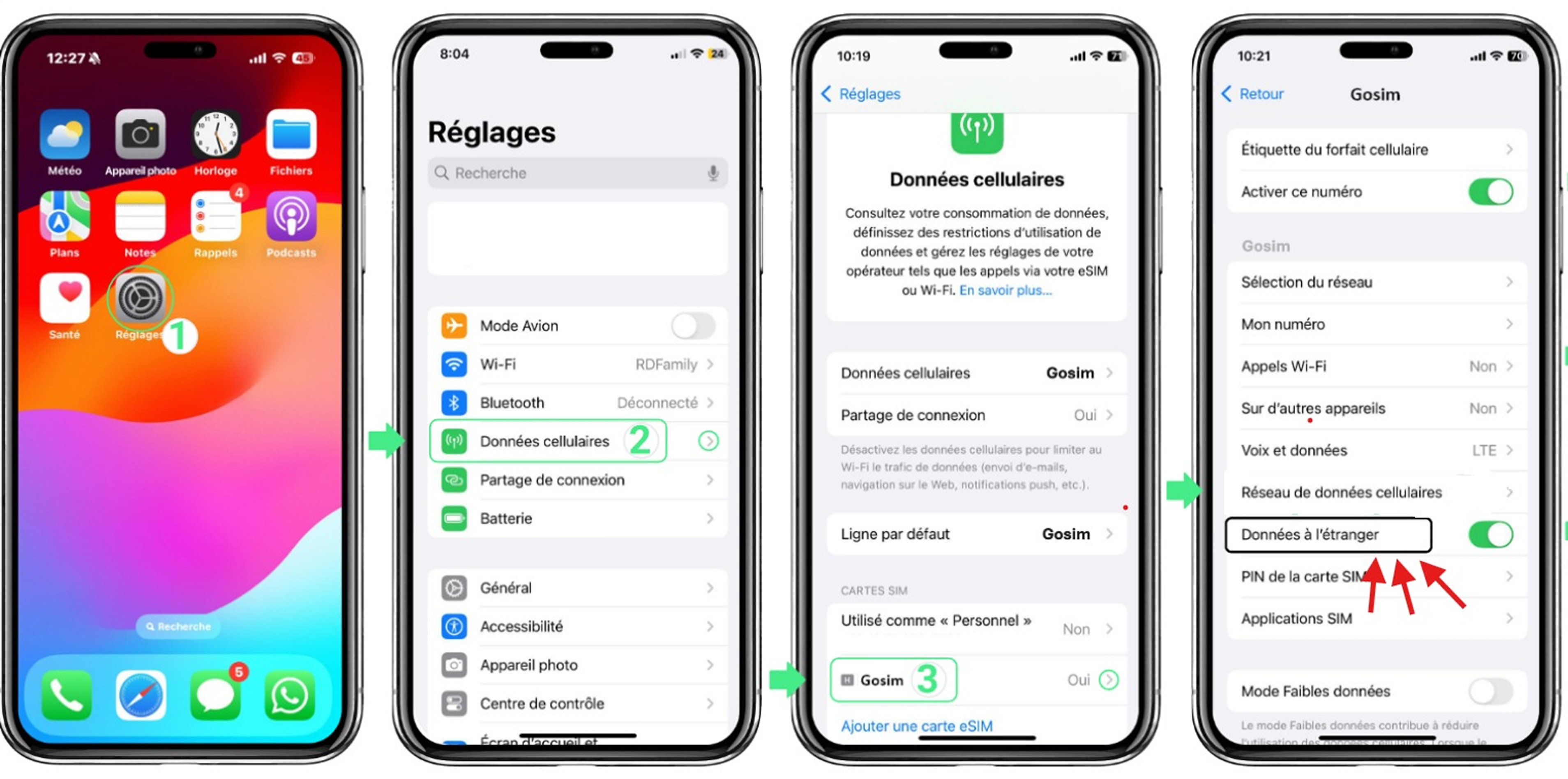 iPhone étape 2